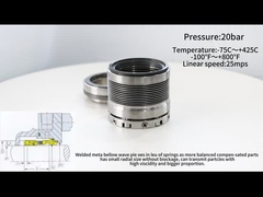 Hoogtemperatuur metalen bellows zegel